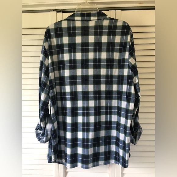 Plaid brushed cotton button down - Picture 5 of 5